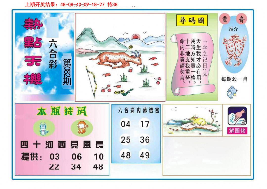 082期热点天机[图]