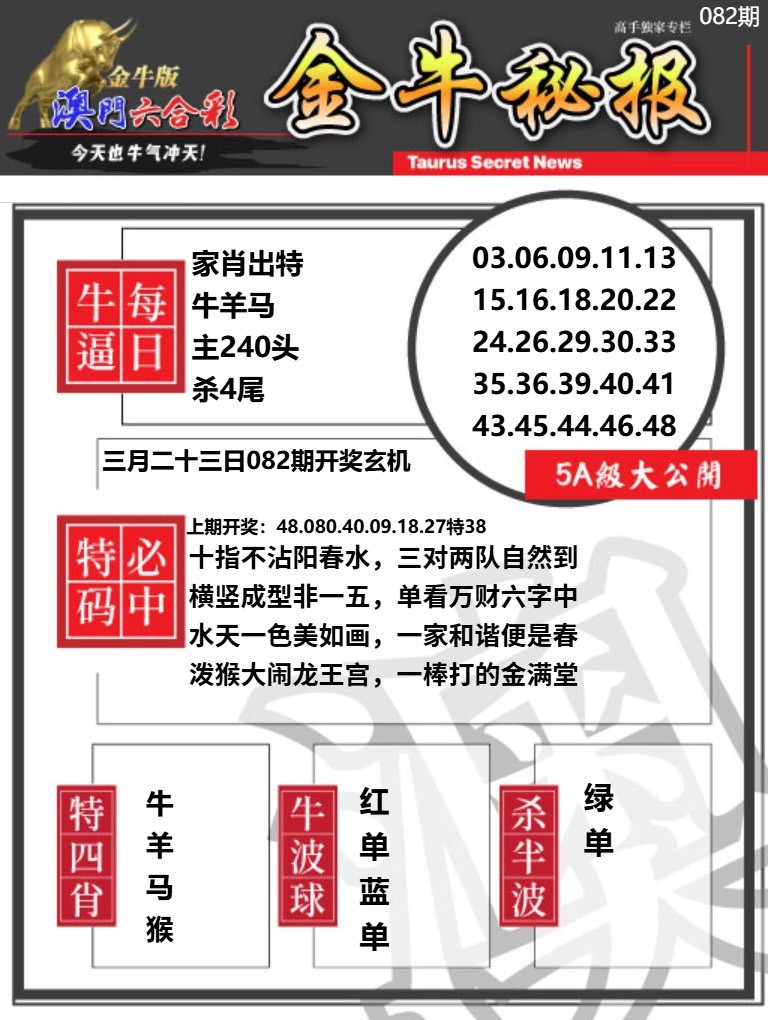 082期金牛秘报A[图]