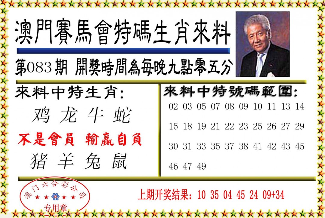 083期特码生肖来料[图]