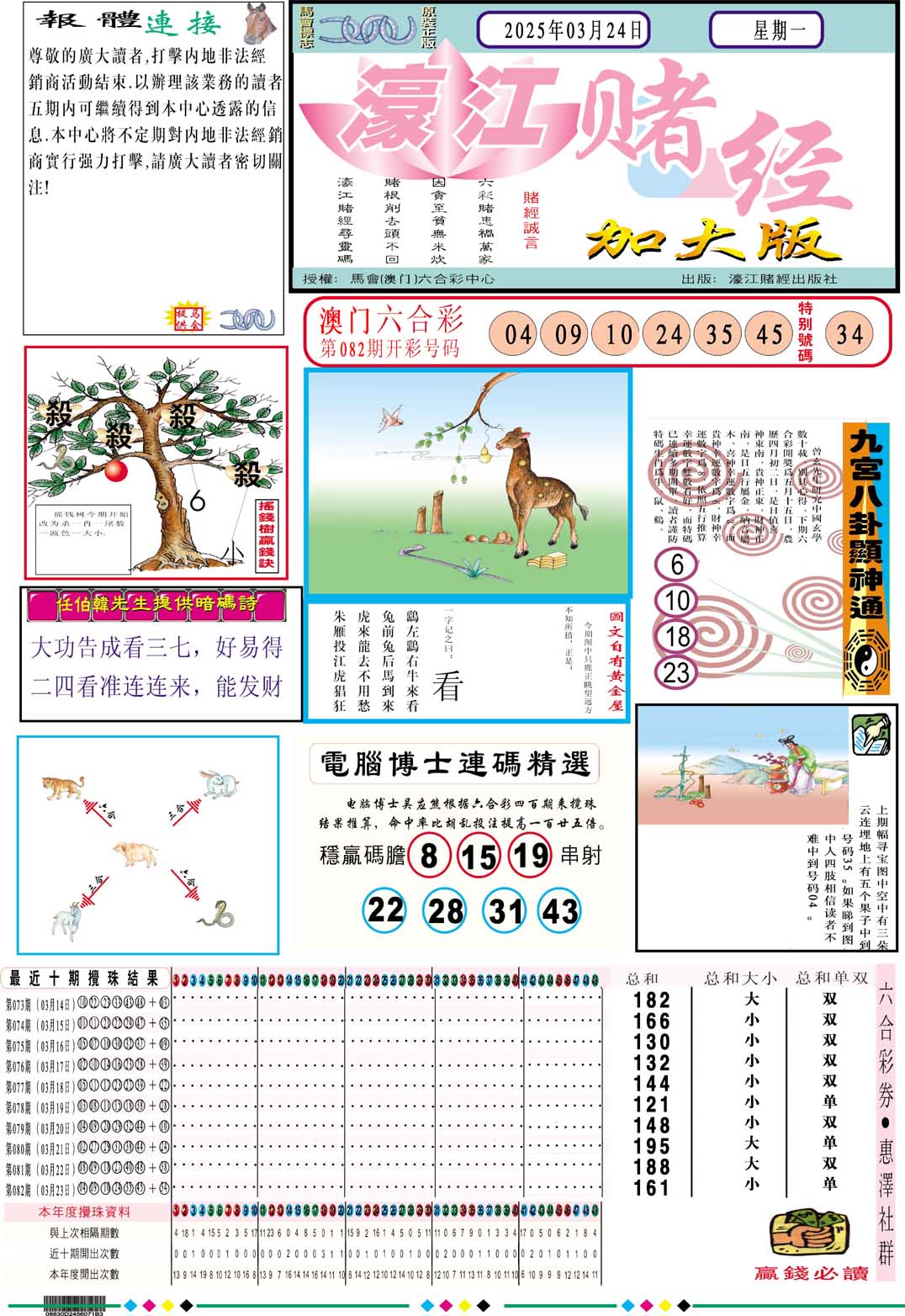 083期濠江赌经A加大版[图]