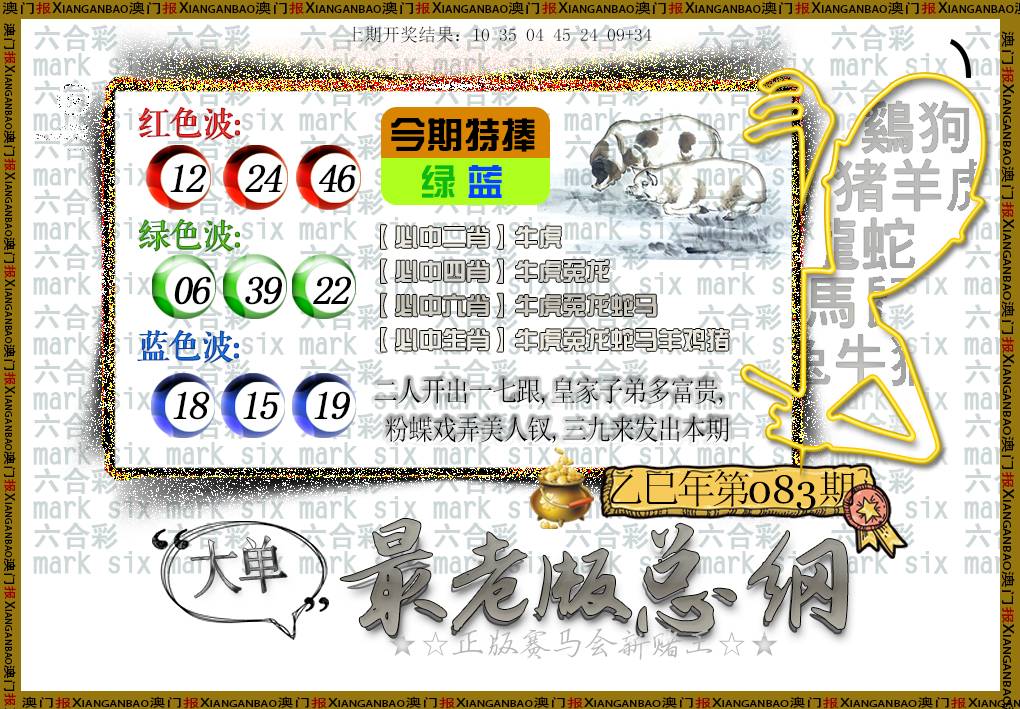 083期最老版总纲[图]