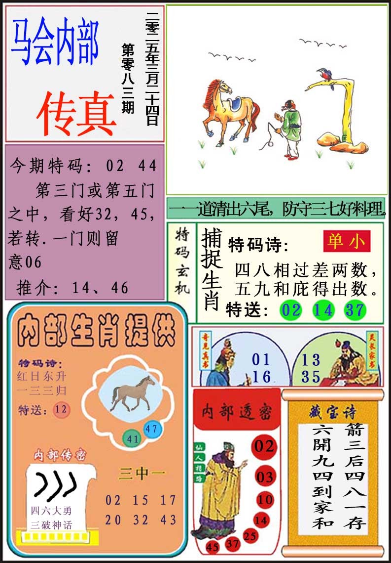 083期马会内部传真[图]