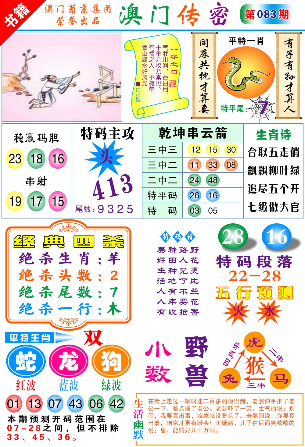 083期澳门传密心水[图]