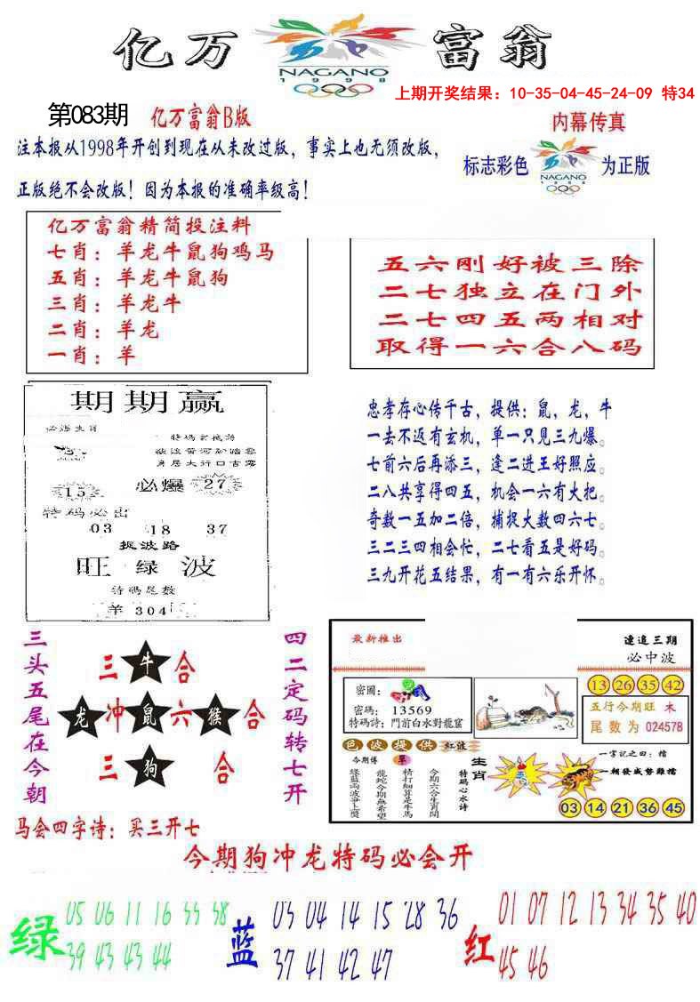 083期亿万富翁B[图]