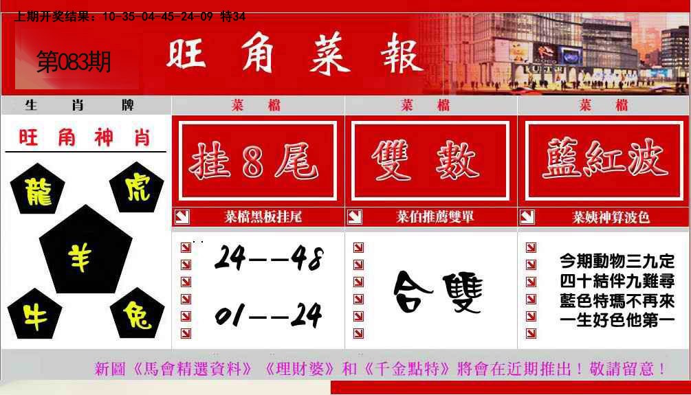 083期旺角菜报[图]