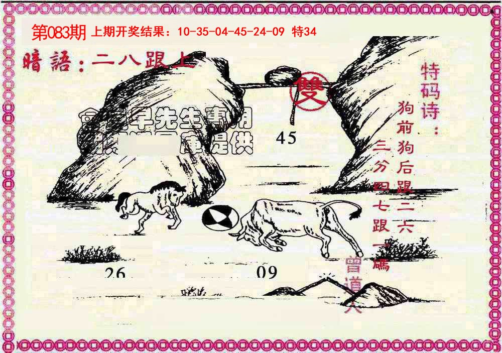 083期新暗语报[图]