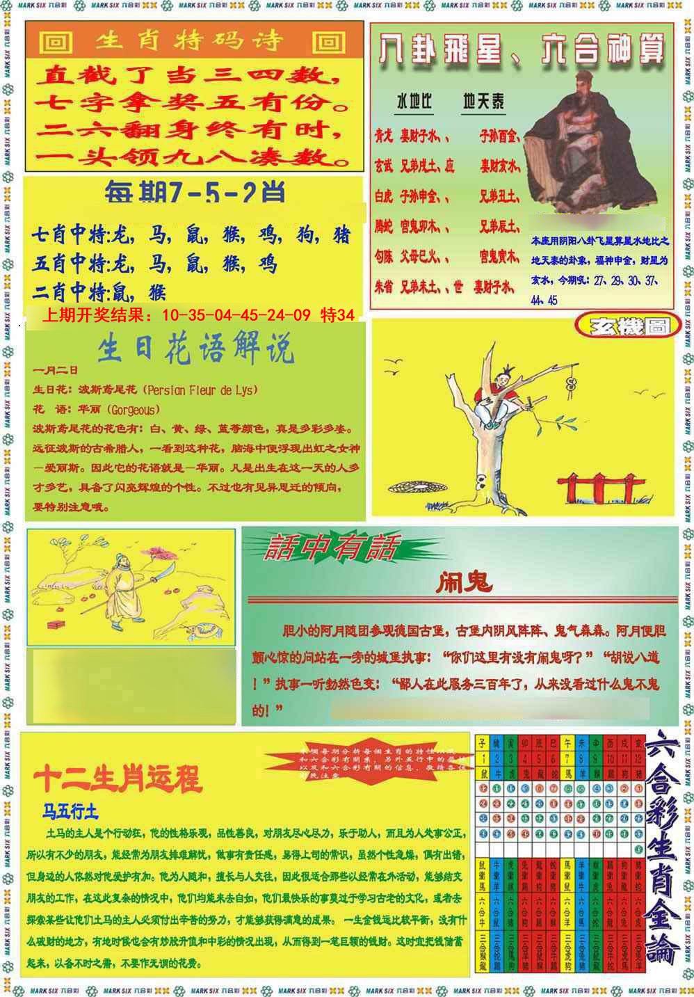 083期九龍马经B(推荐)[图]