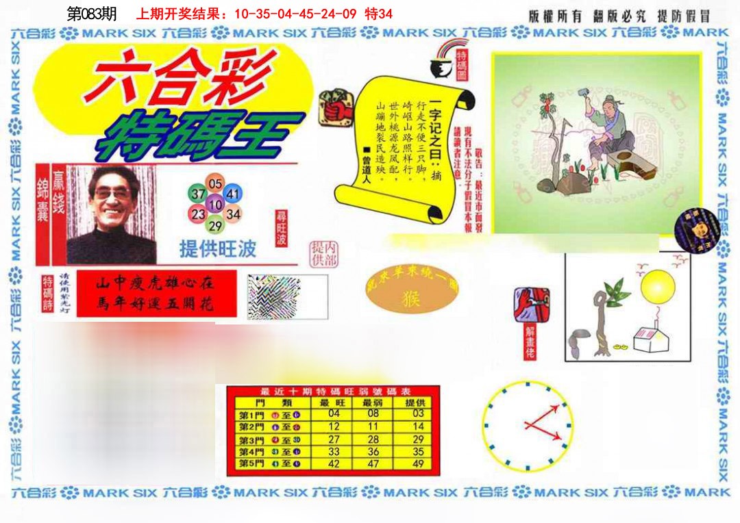 083期特码王(信封)[图]