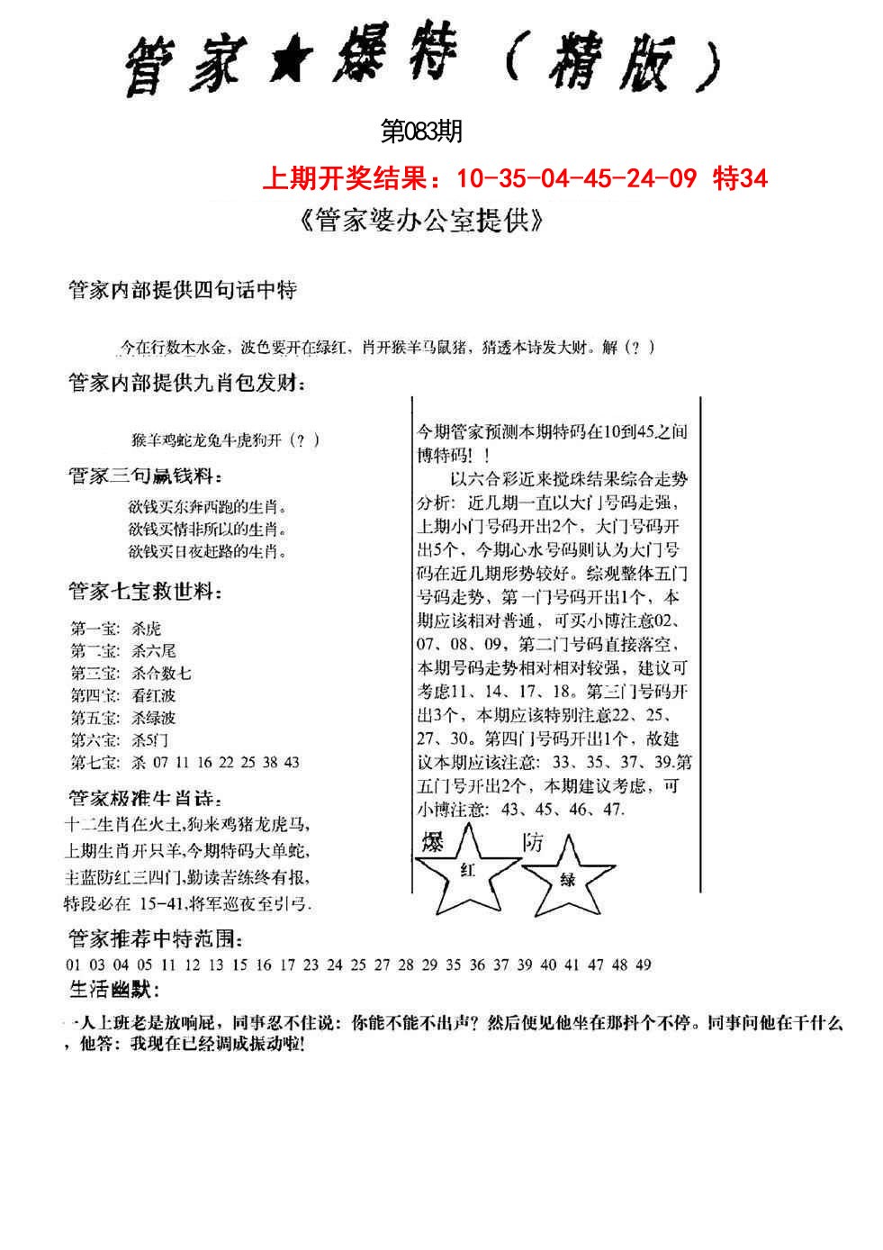 083期管家爆特精版[图]