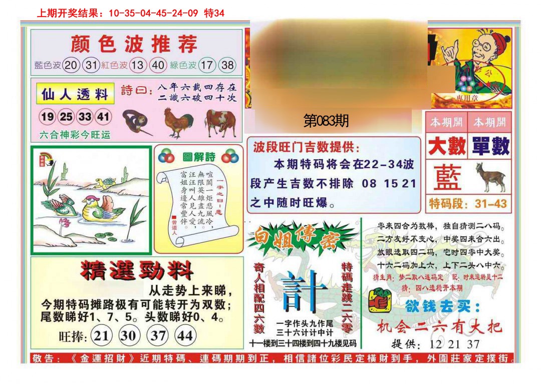 083期金运招财[图]