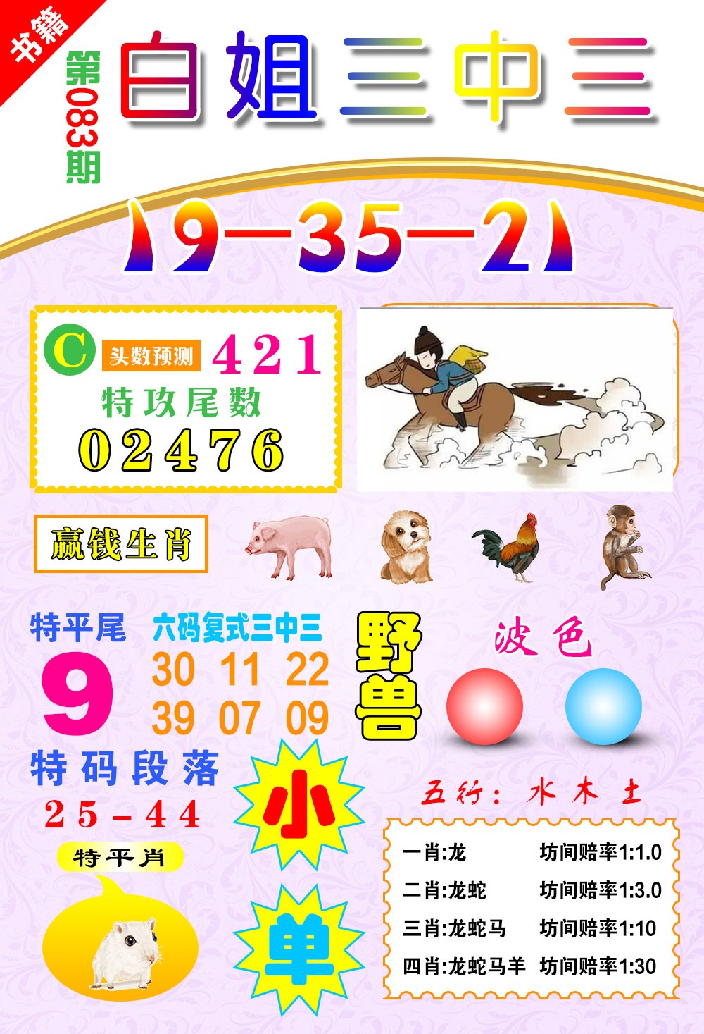 083期澳门白姐锦囊[图]