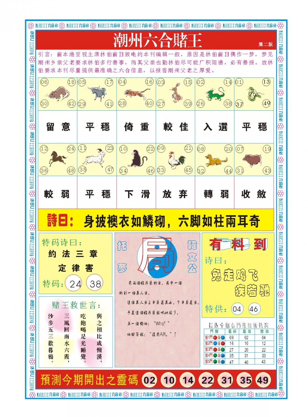 084期潮州六合赌王B[图]
