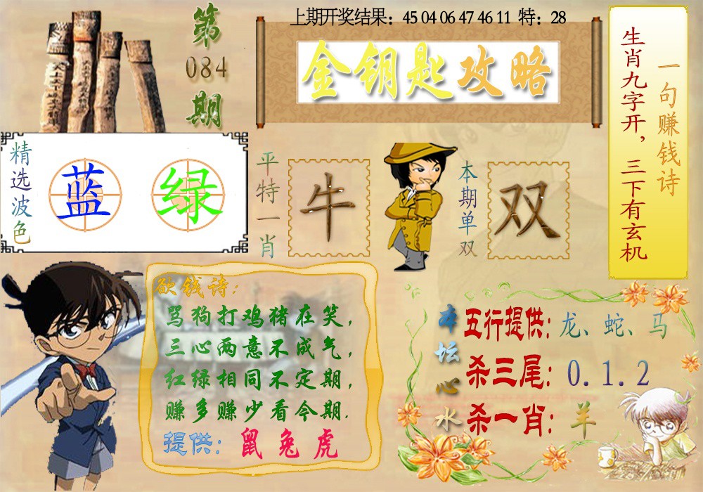 084期《金钥匙攻略》[图]