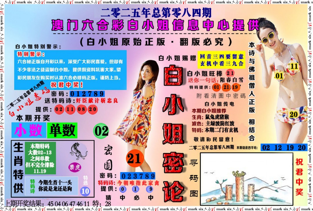 084期白小姐密论[图]