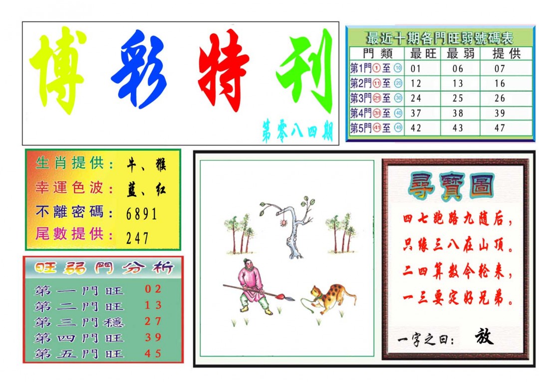 084期博彩特刊[图]