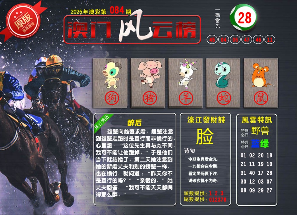 084期澳门风云榜[图]