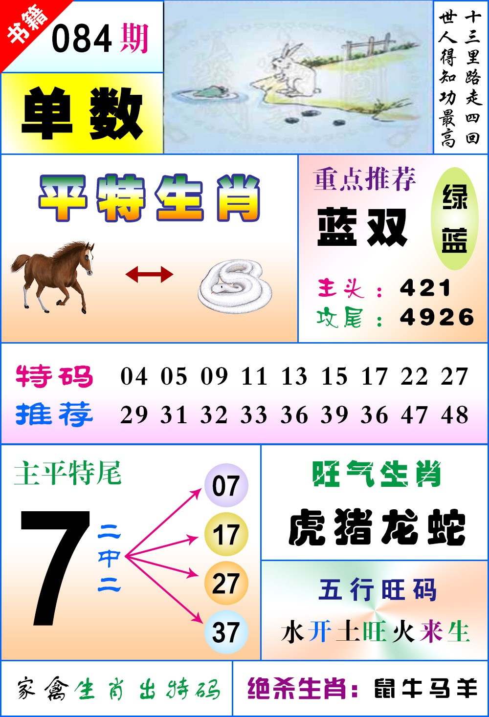 084期澳门风水平特[图]