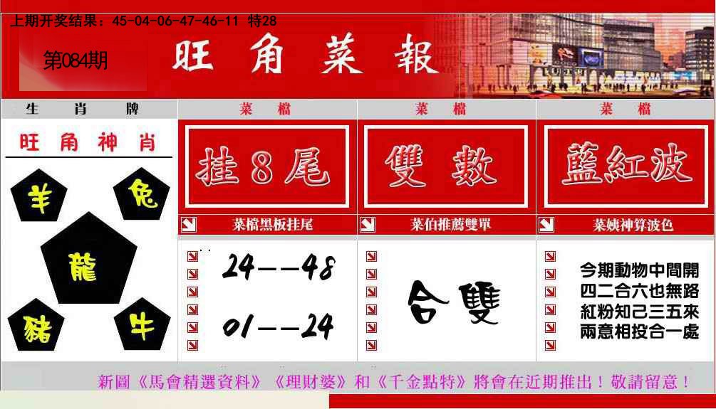 084期旺角菜报[图]