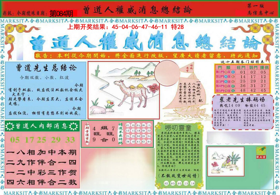 084期曾道人权威消息A[图]