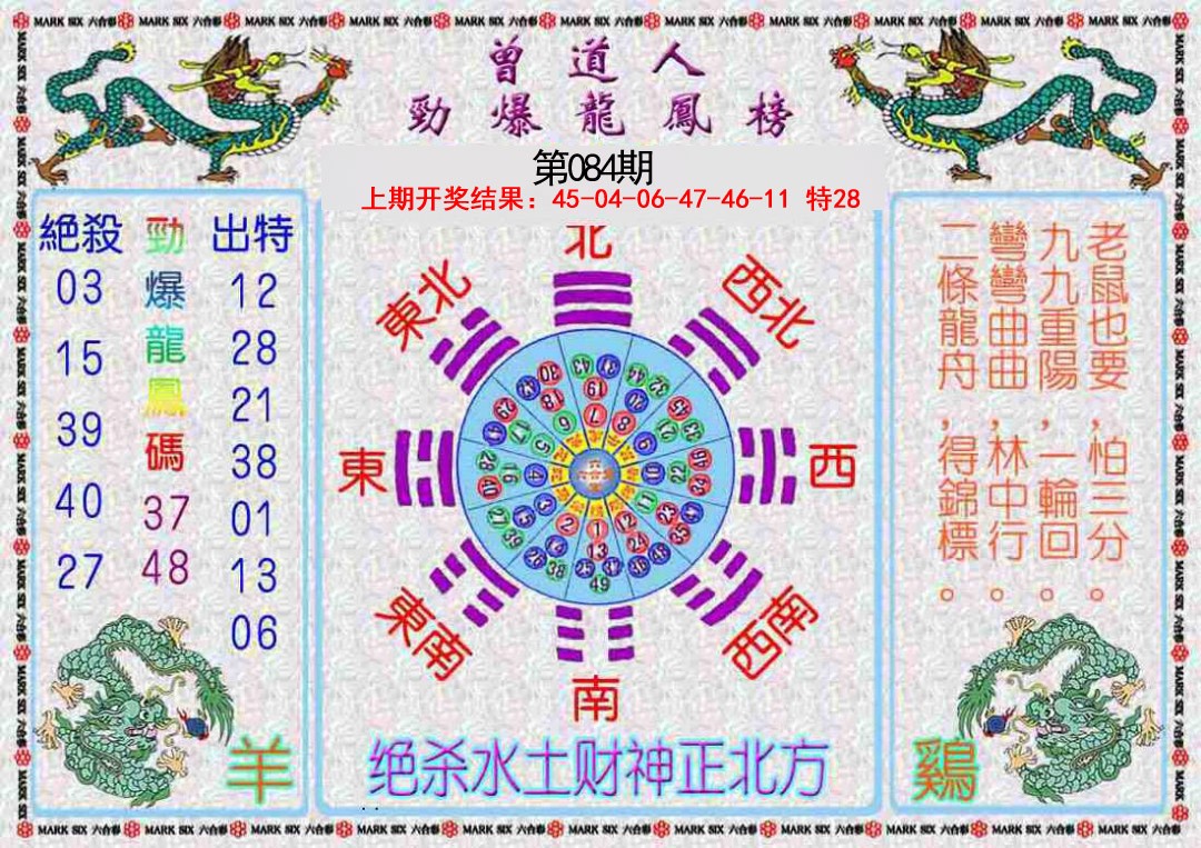 084期曾道人劲爆龙凤榜[图]