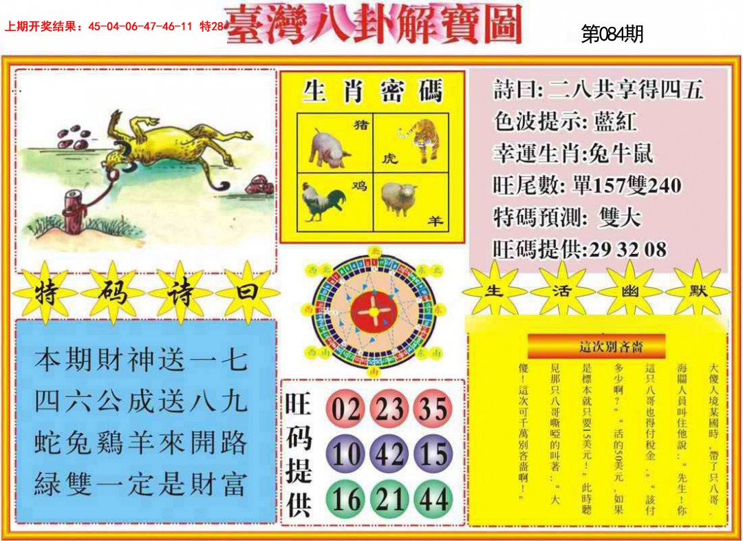 084期台湾八卦解宝图[图]