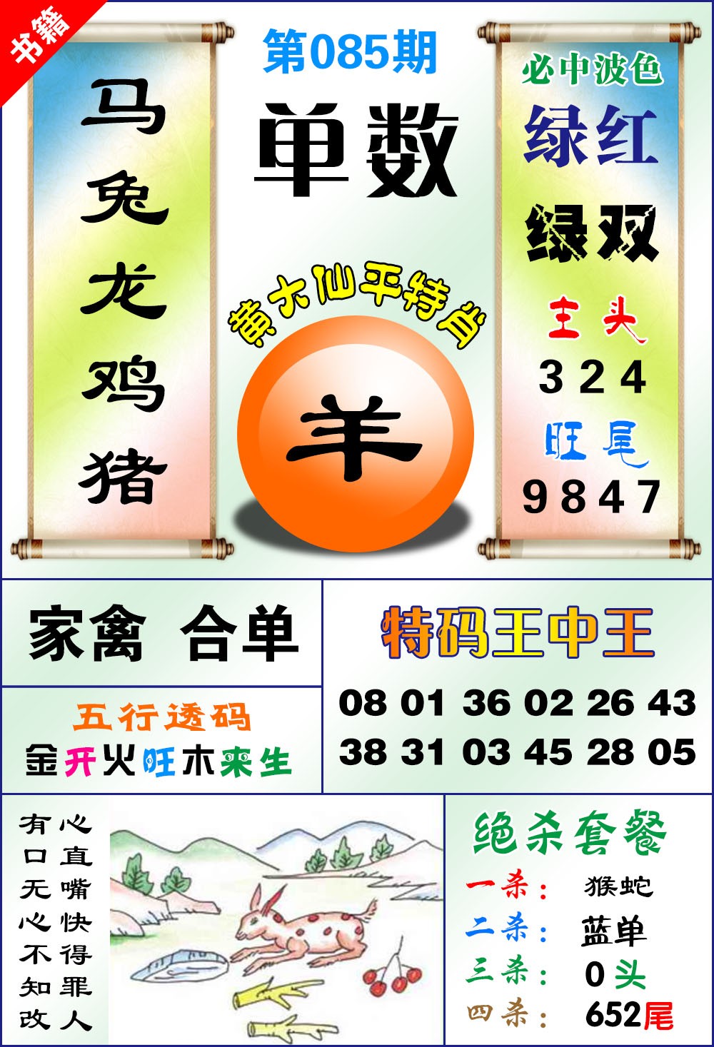 085期澳门平特王中正[图]