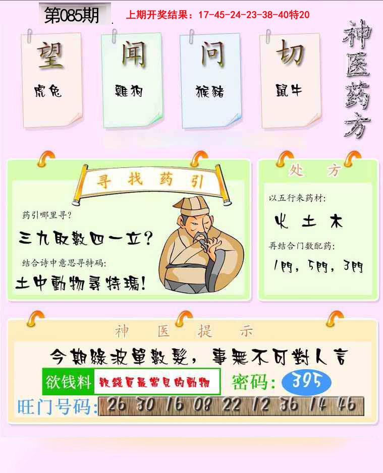085期神医药方[图]