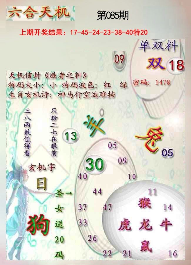 085期天机报[图]