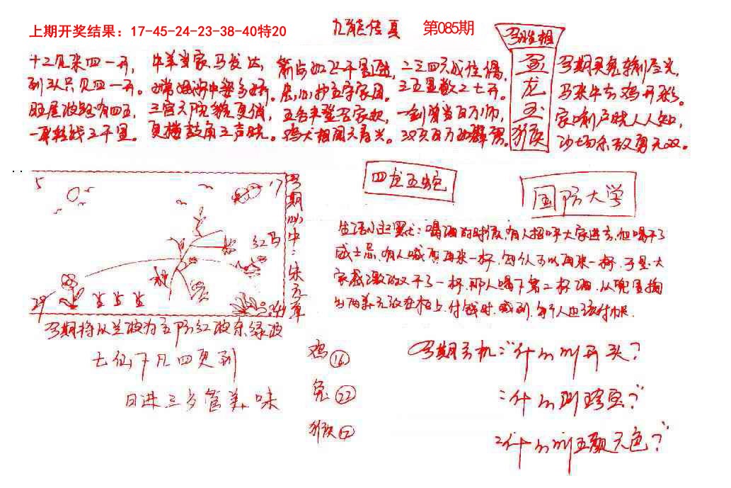 085期手写九龙内幕[图]