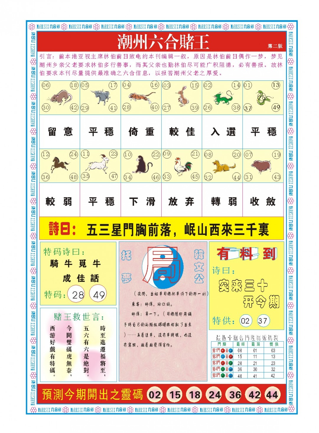 085期潮州六合赌王B[图]