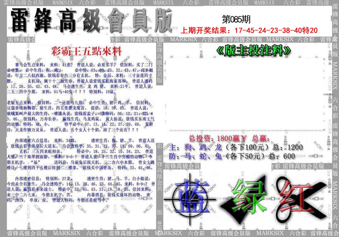 085期(假)雷锋高级会员版[图]