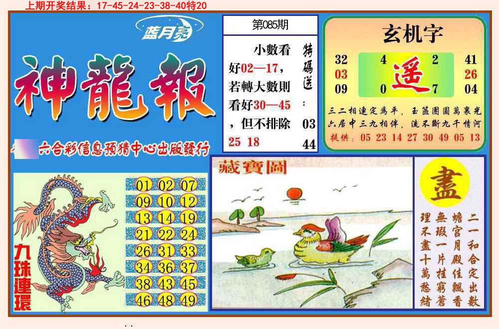 085期神龙报[图]