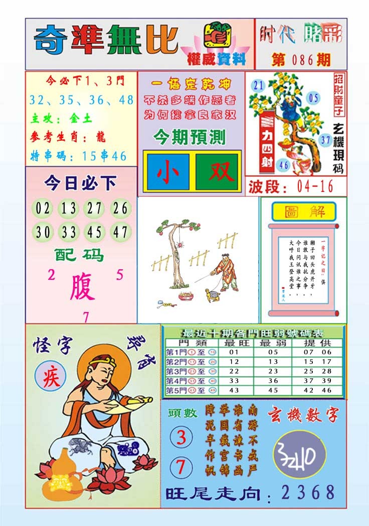 086期奇准无比[图]