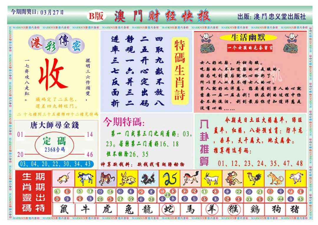 086期财经快报B[图]