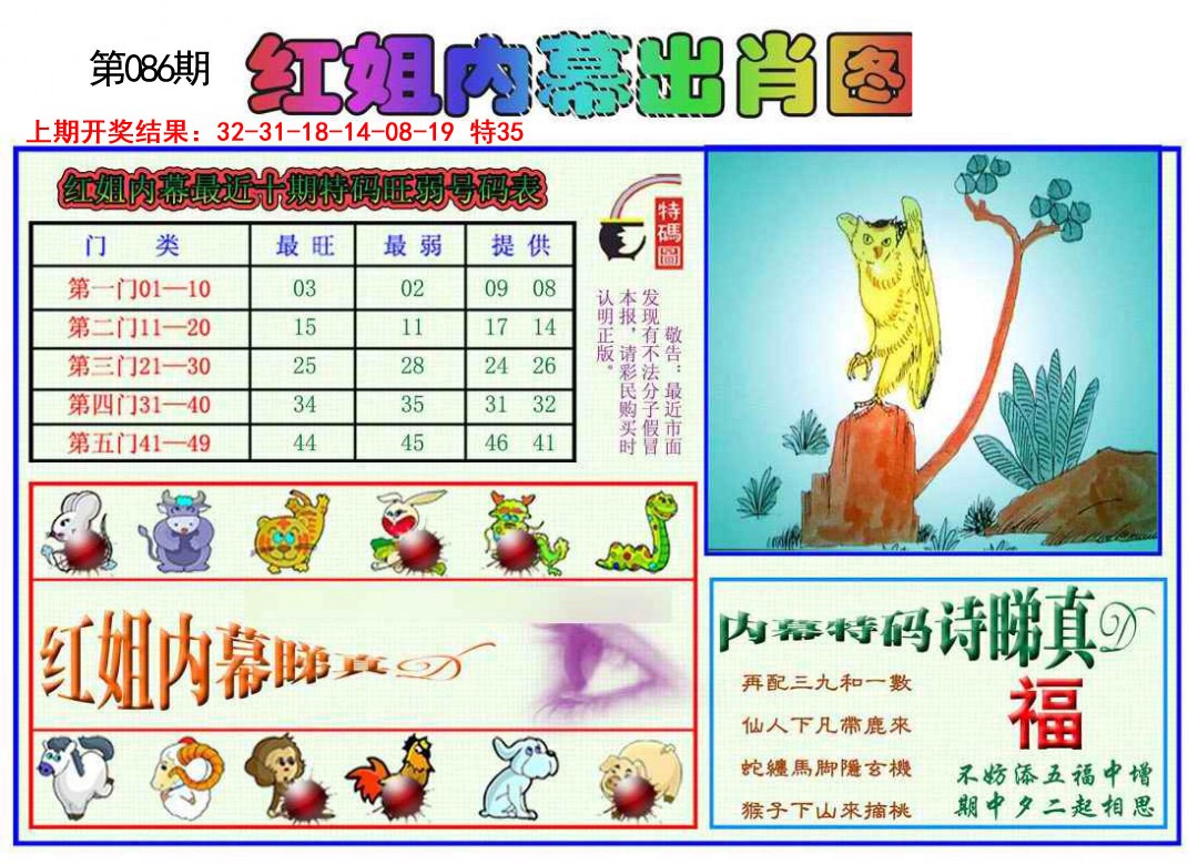 086期红姐内幕出肖[图]