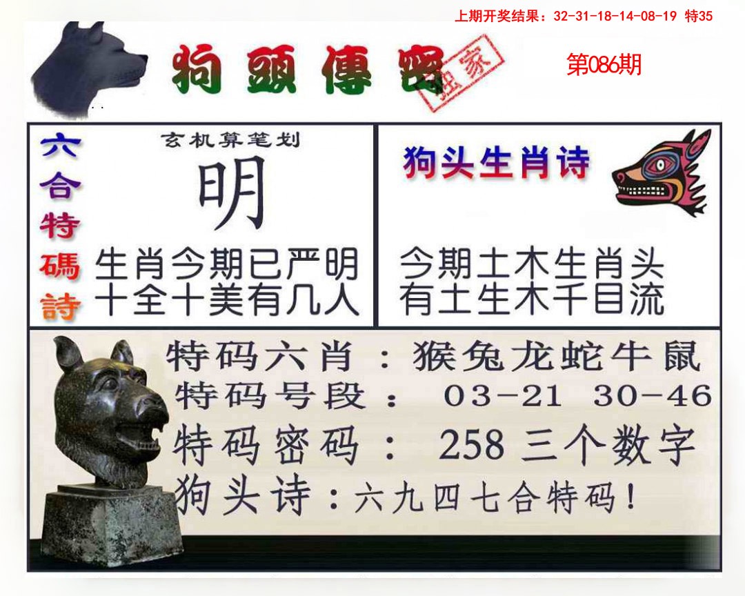 086期狗头传密[图]