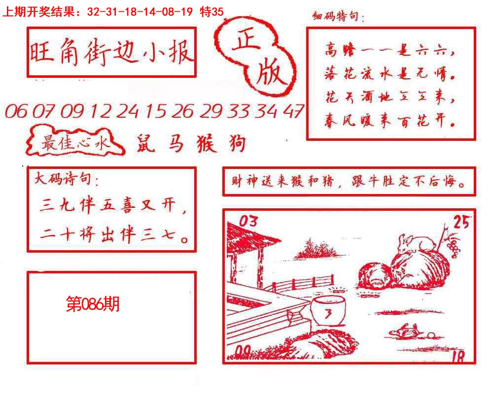 086期旺角街边小报[图]