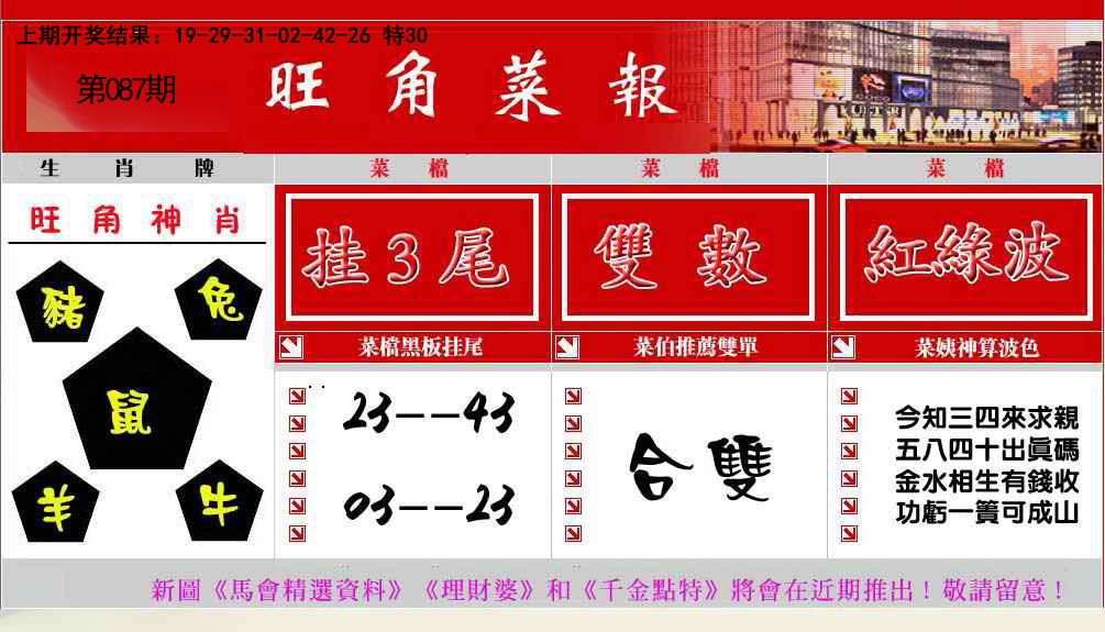 087期旺角菜报[图]