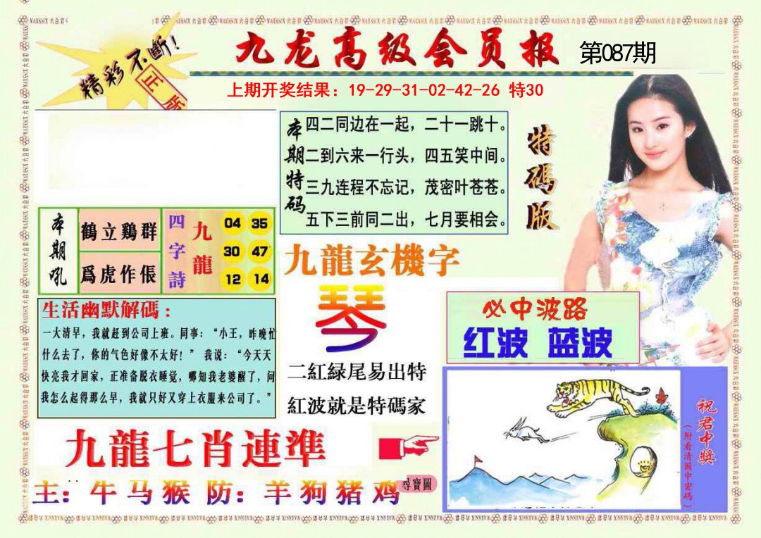 087期九龙高级会员报[图]