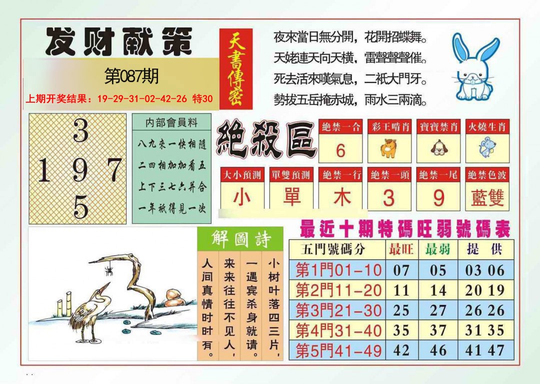 087期发财献策[图]