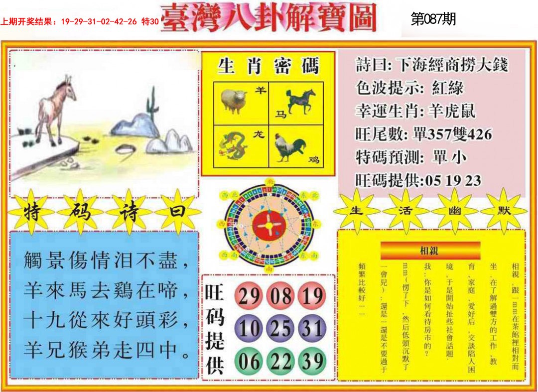 087期台湾八卦解宝图[图]