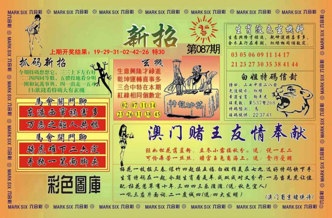 087期新招[图]