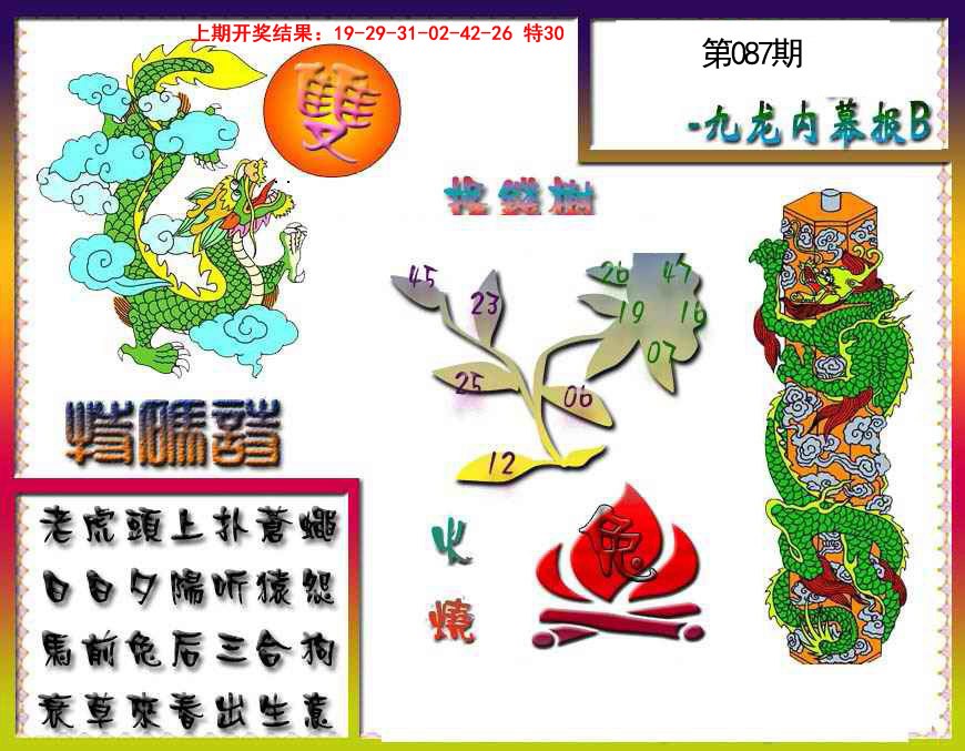 087期九龙内幕特肖图a[图]