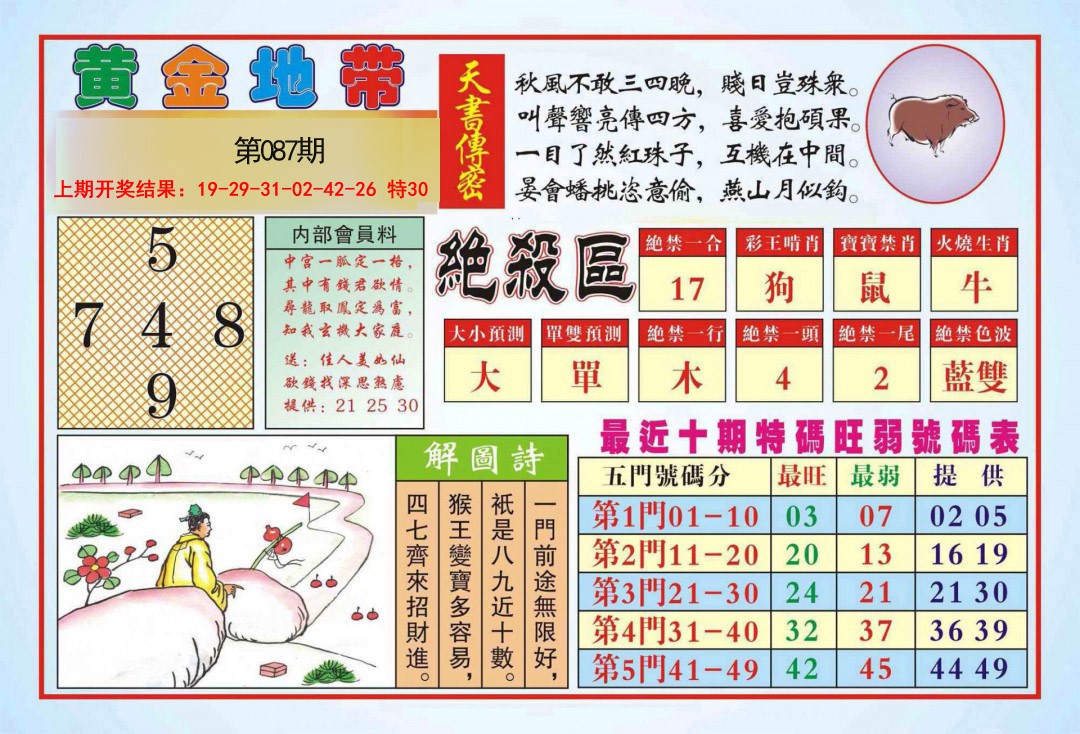 087期黄金地带[图]
