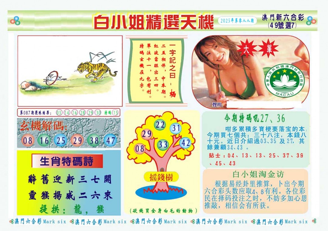088期白小姐精选玄机A[图]