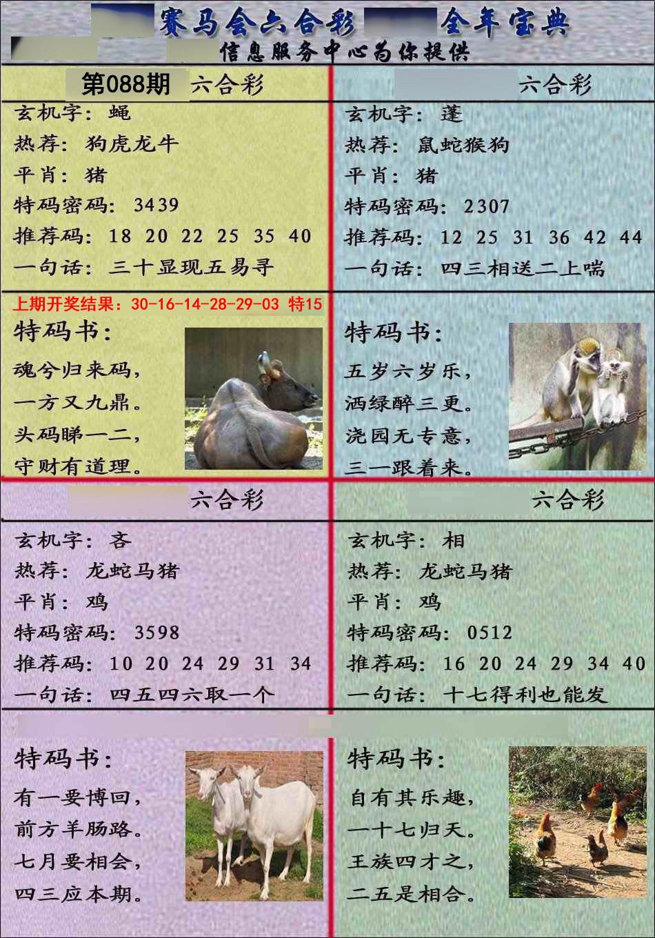 088期宝典报[图]