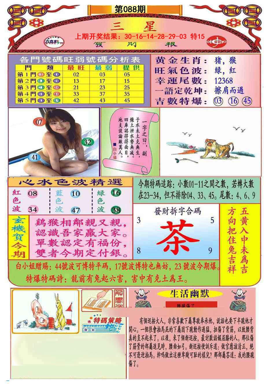 088期三星发财报(推荐)[图]