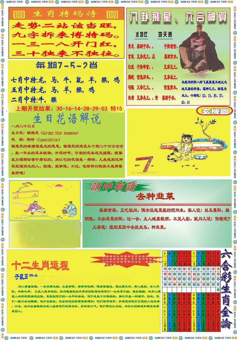 088期九龍马经B(推荐)[图]