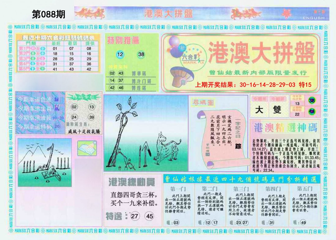 088期港澳大拼盘A[图]