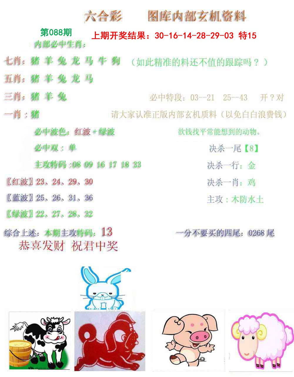 088期内部玄机资料[图]